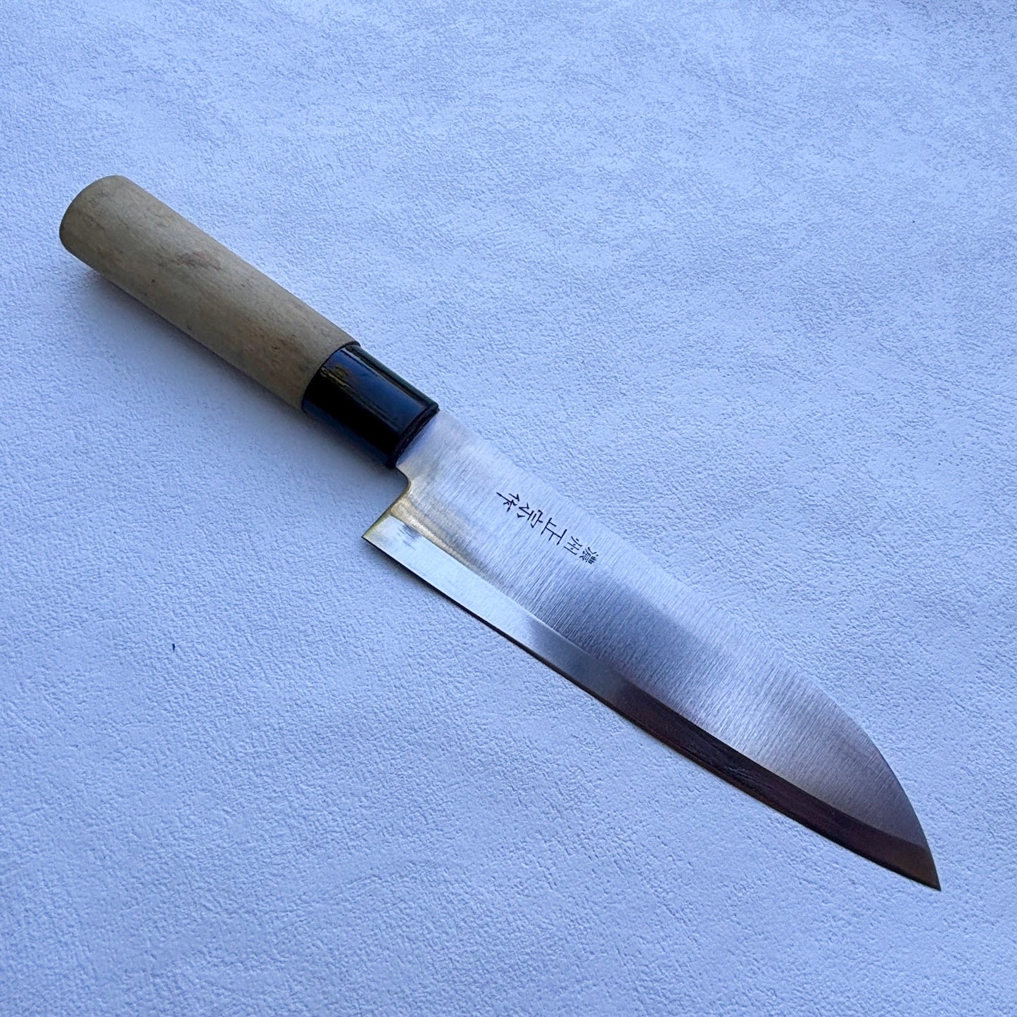 Restored Japanese Santoku all purpose knife 165mm (stainless steel ) with gift box