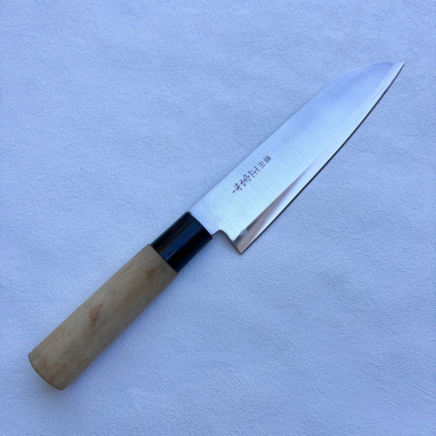 Restored Japanese Santoku all purpose knife 165mm (stainless steel ) with gift box