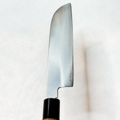 Restored Japanese Sakai Ishidou Sadamune  Kamagata  knife.180mm (carbon steel) with saya sheath and box