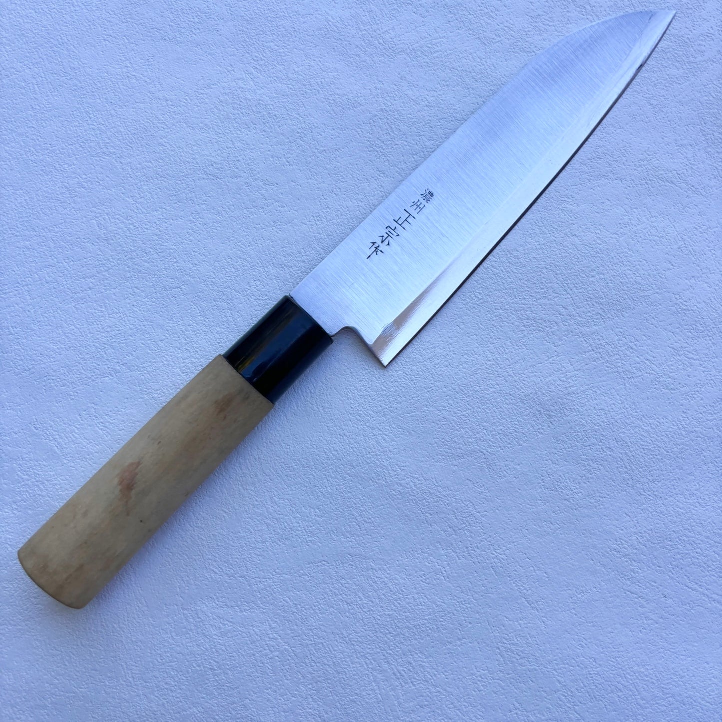 Restored Japanese Santoku all purpose knife 165mm (stainless steel ) with gift box