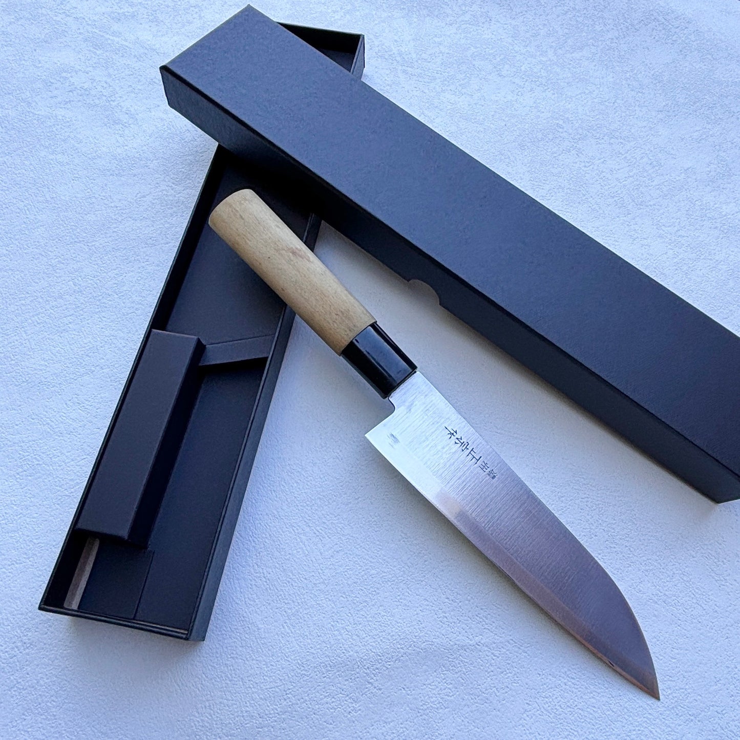 Restored Japanese Santoku all purpose knife 165mm (stainless steel ) with gift box