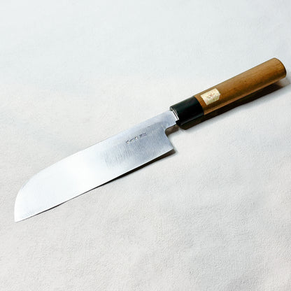 Restored Japanese Sakai Ishidou Sadamune  Kamagata  knife.180mm (carbon steel) with saya sheath and box