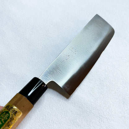 Restored Japanese Nakiri vegetable knife 165mm With box