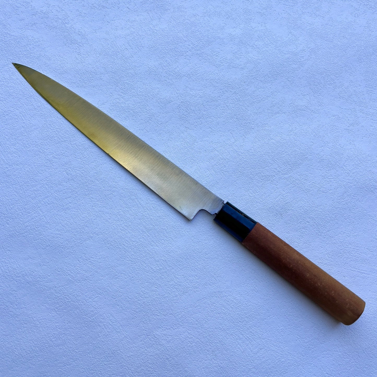 Restored Japanese Yanagiba/Sashimi knife.200mm (white carbon steel) with original box