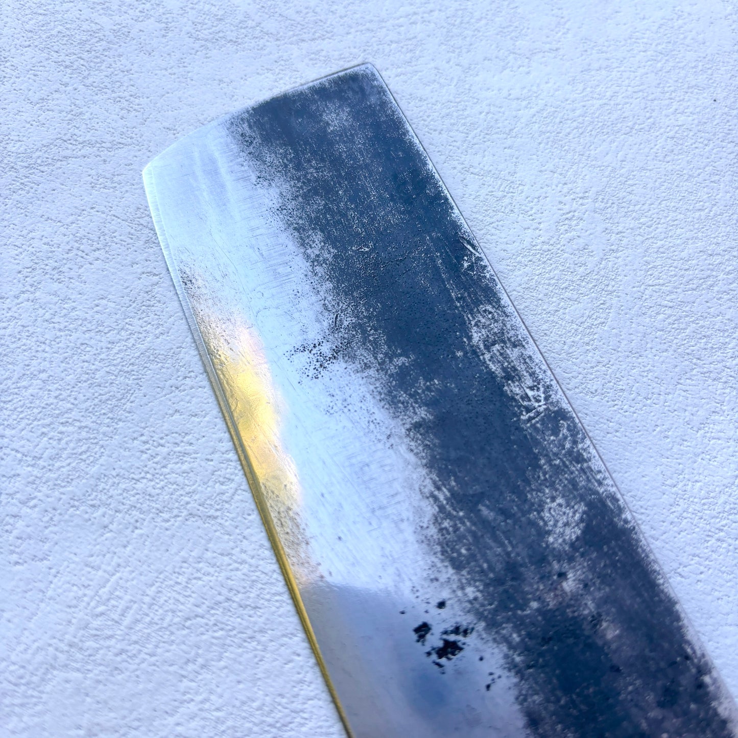 Vintage restored Japanese Nakiri vegetable knife 155mm