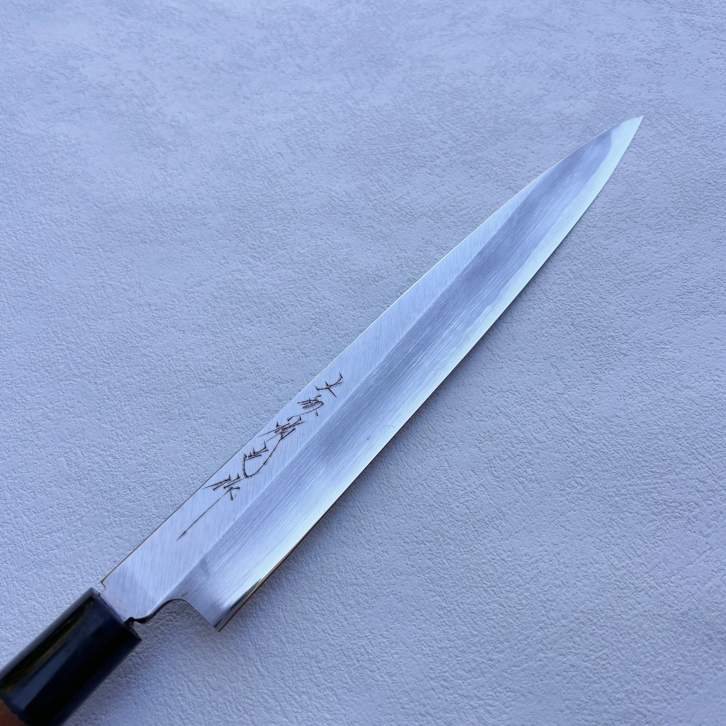 Restored Japanese Yanagiba/Sashimi knife.200mm (white carbon steel) with original box