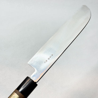 Restored Japanese Sakai Ishidou Sadamune  Kamagata  knife.180mm (carbon steel) with saya sheath and box