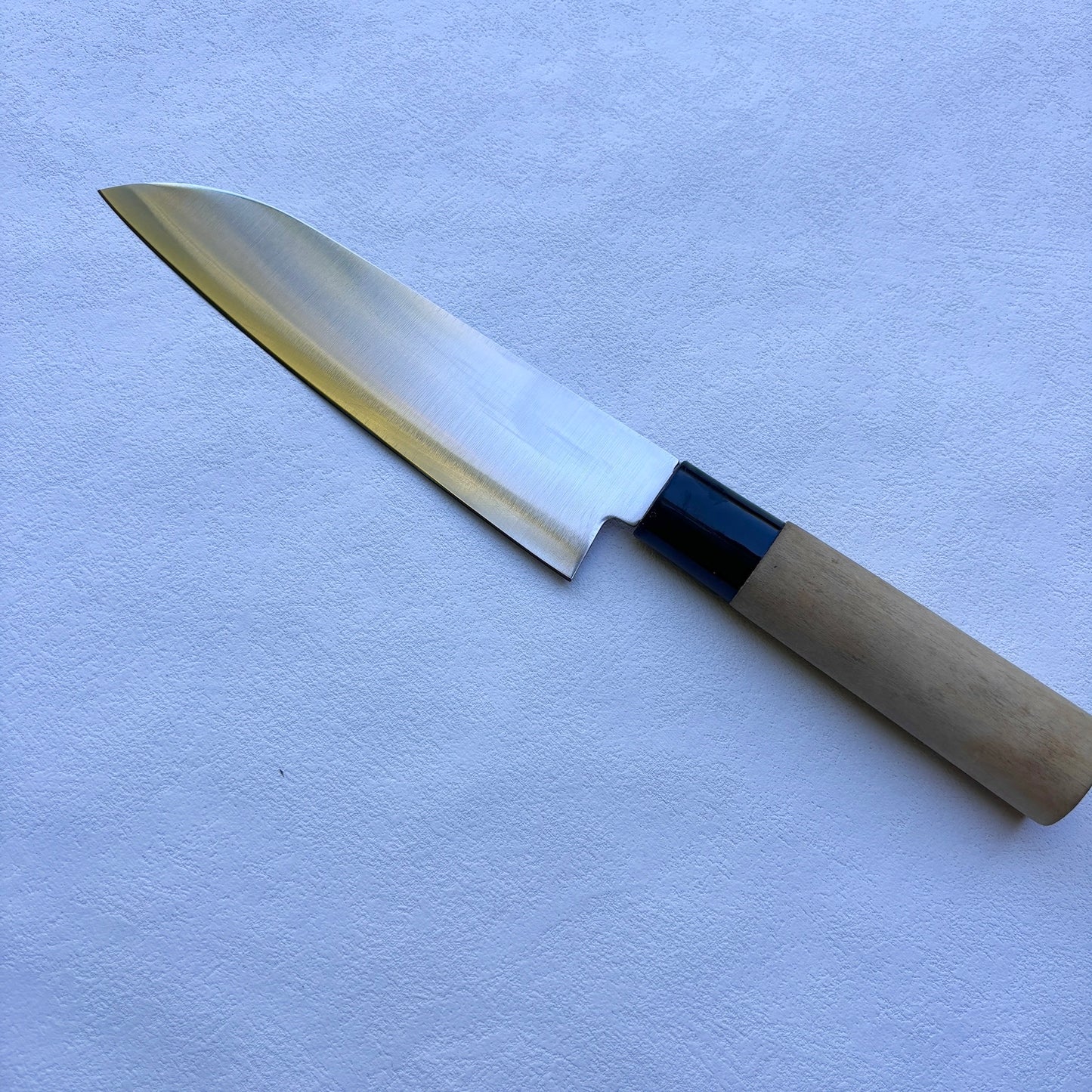 Restored Japanese Santoku all purpose knife 165mm (stainless steel ) with gift box