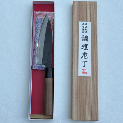 Brand New Japanese Tosa Funayuki All purpose knife 150mm  (Yasugi White Clad Steel) with original box