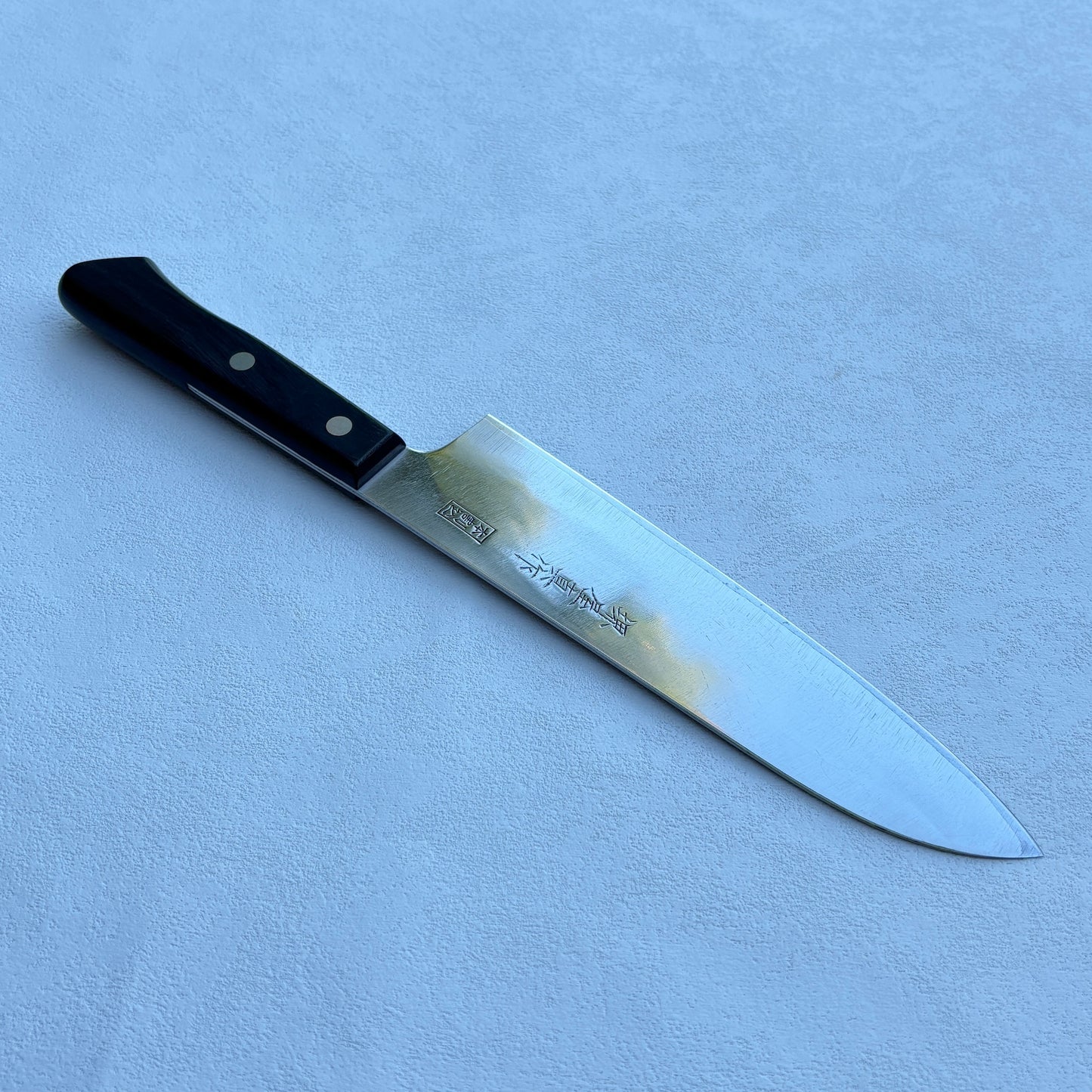 Restored Japanese Shinsaku Sakaiya 堺屋真作 Gyuto all purpose knife.180mm ( Carbon Clad Steel)