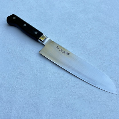 Restored Japanese Eihaku Honken Santoku all purpose knife 180mm