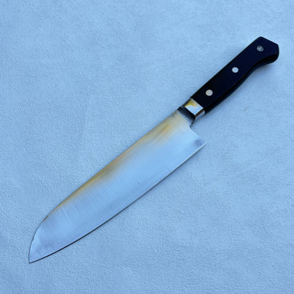 Restored Japanese Eihaku Honken Santoku all purpose knife 180mm