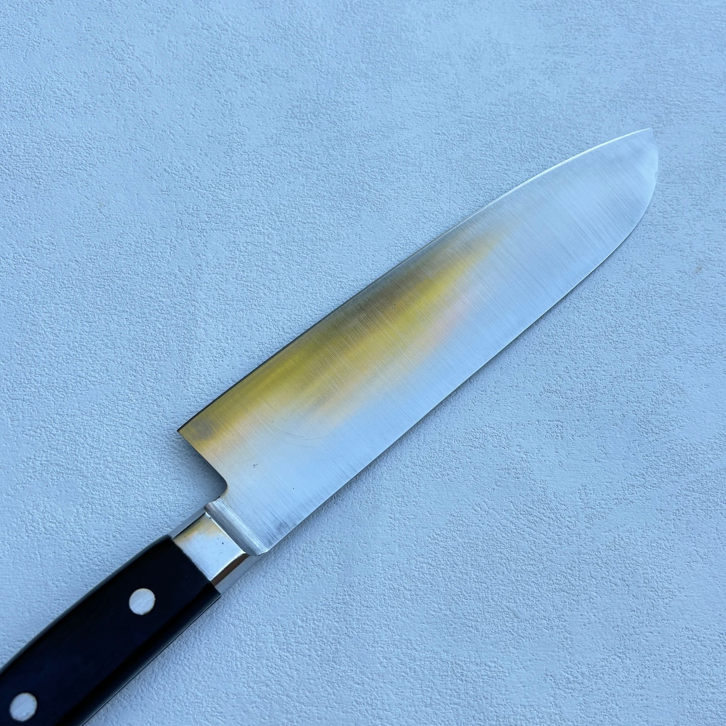 Restored Japanese Eihaku Honken Santoku all purpose knife 180mm