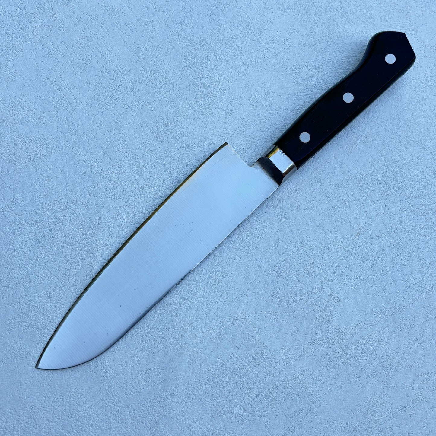 Restored Japanese Santoku all purpose knife 165mm