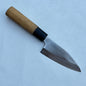 Restored Japanese Shinten Ko Deba fish deboning knife. 105mm( Stainless steel) With Box