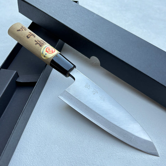 New Old Stock Japanese Sakai Deba fish deboning knife. 135mm( Carbon steel)