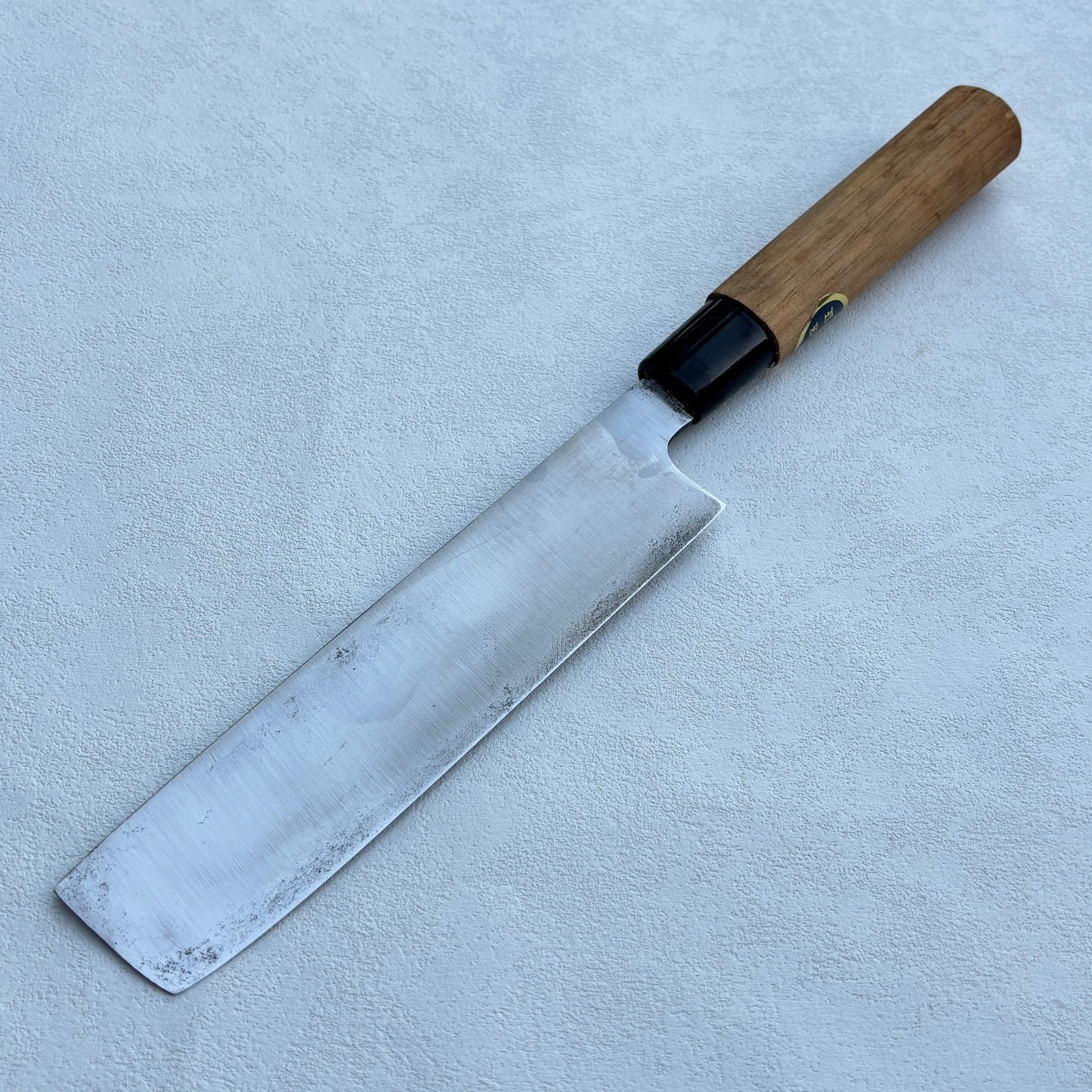 ## Vintage## Restored Japanese Usuba vegetable knife.165mm ( carbon steel)