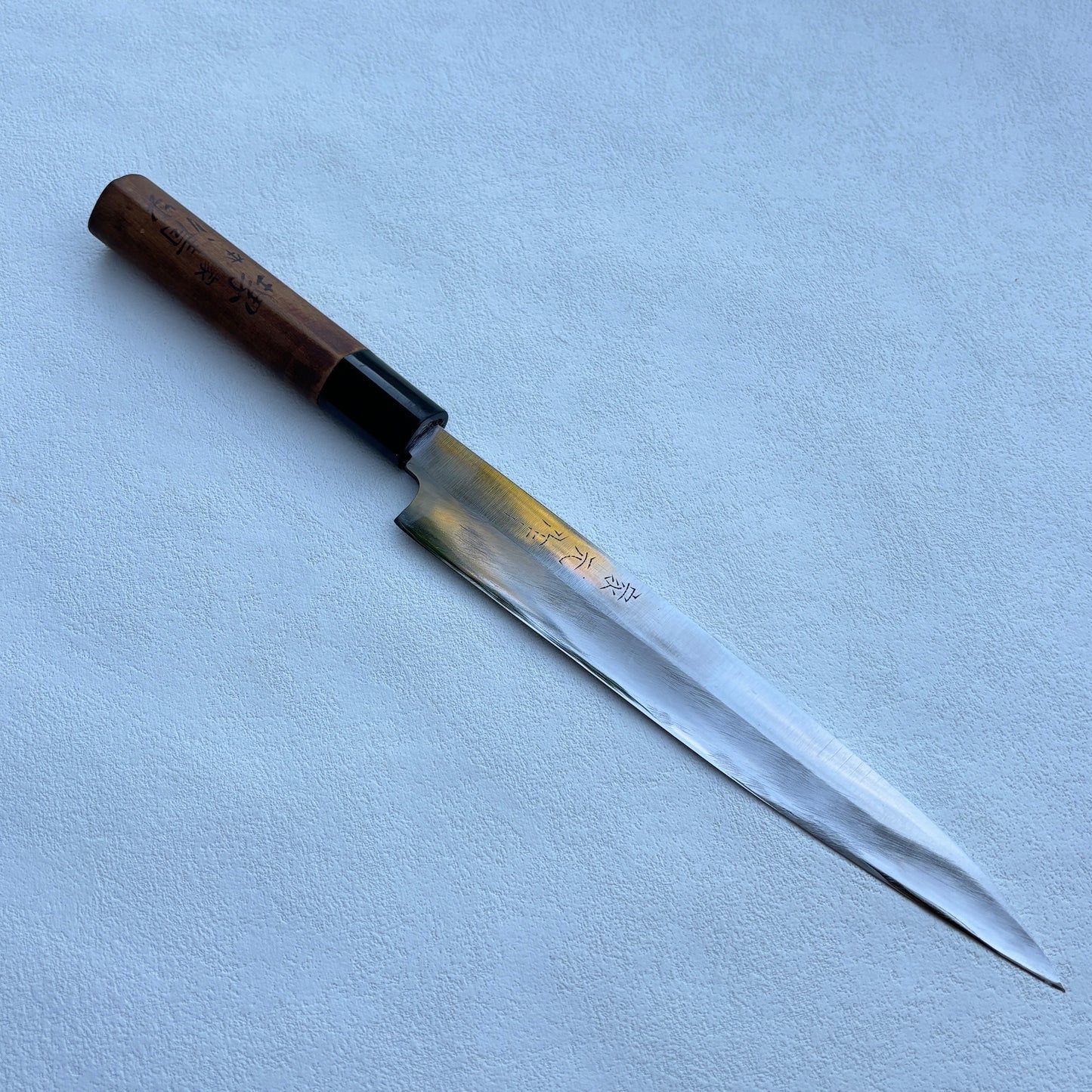 Vintage Restored Japanese Yanagiba/Sashimi knife.190mm ( Carbon Steel)