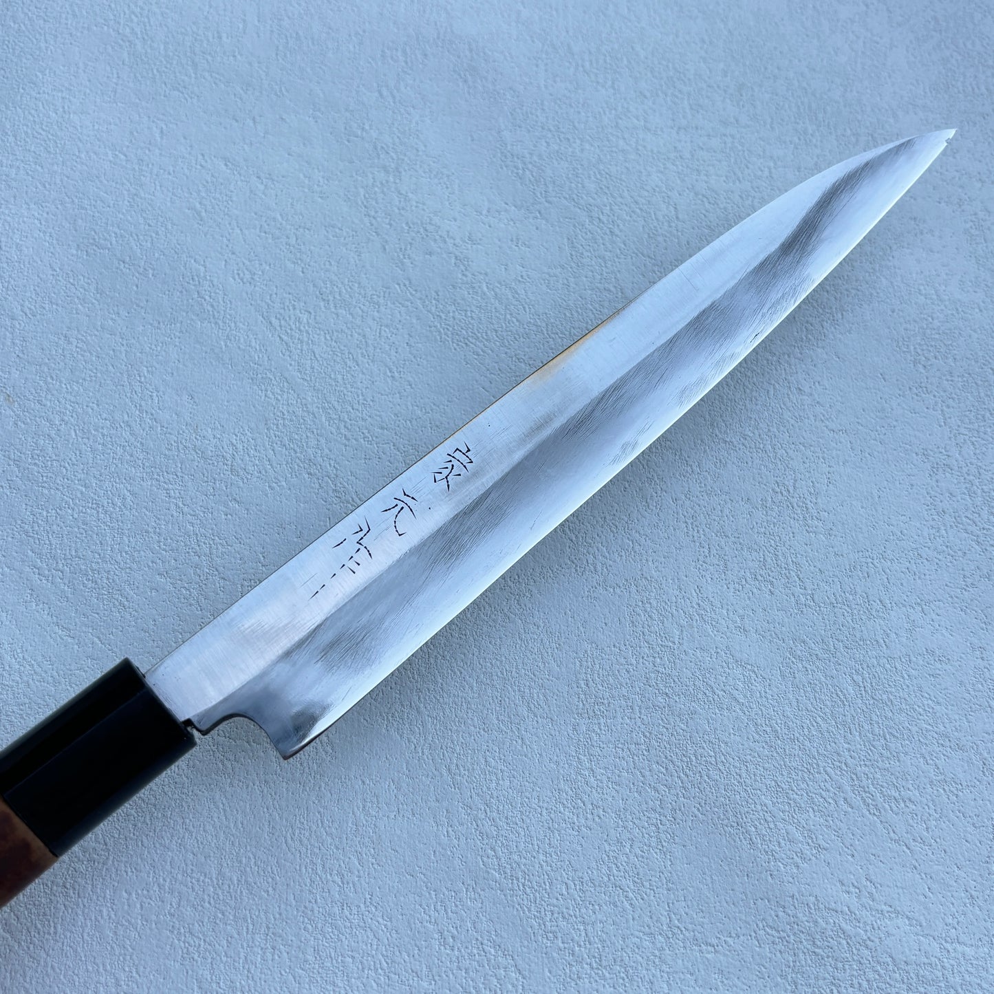 Vintage Restored Japanese Yanagiba/Sashimi knife.190mm ( Carbon Steel)