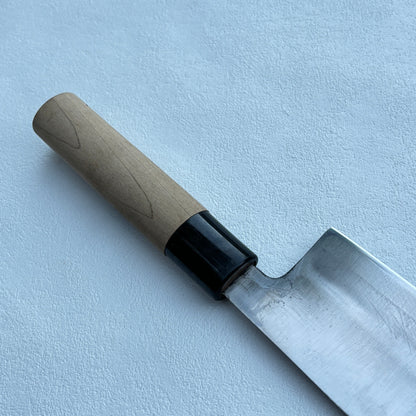 Vintage restored Japanese Nakiri vegetable knife 165mm