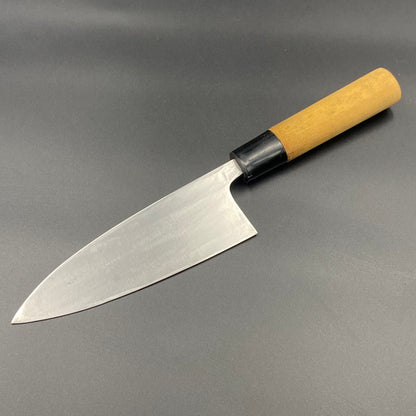 Restored Sakai Japanese Deba fish deboning knife. 150mm(carbon steel) With box