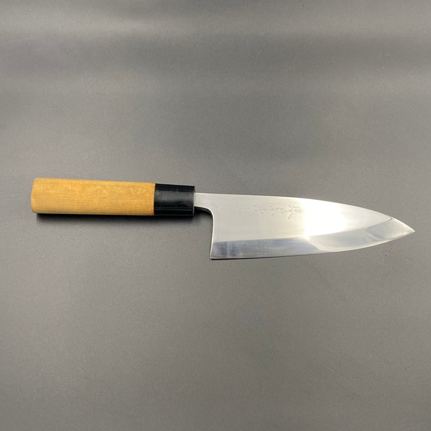 Restored Sakai Japanese Deba fish deboning knife. 150mm(carbon steel) With box