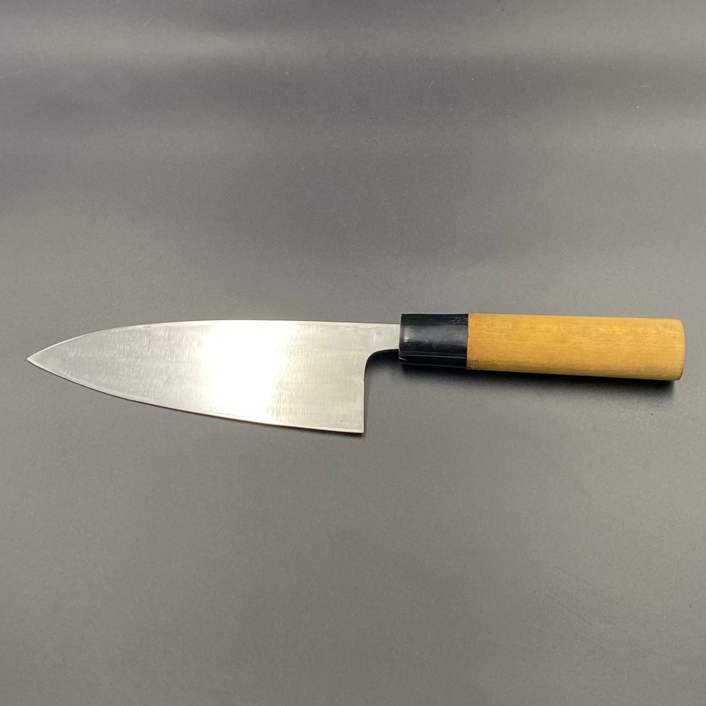 Restored Sakai Japanese Deba fish deboning knife. 150mm(carbon steel) With box