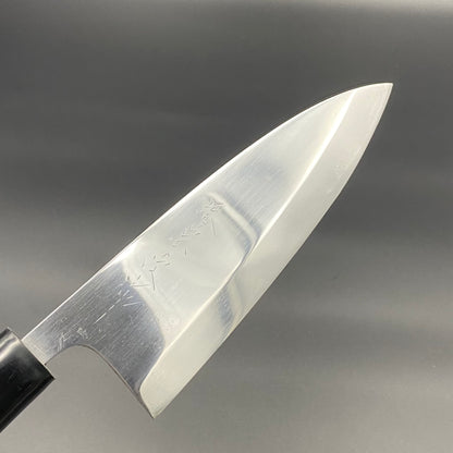 Restored Sakai Japanese Deba fish deboning knife. 150mm(carbon steel) With box