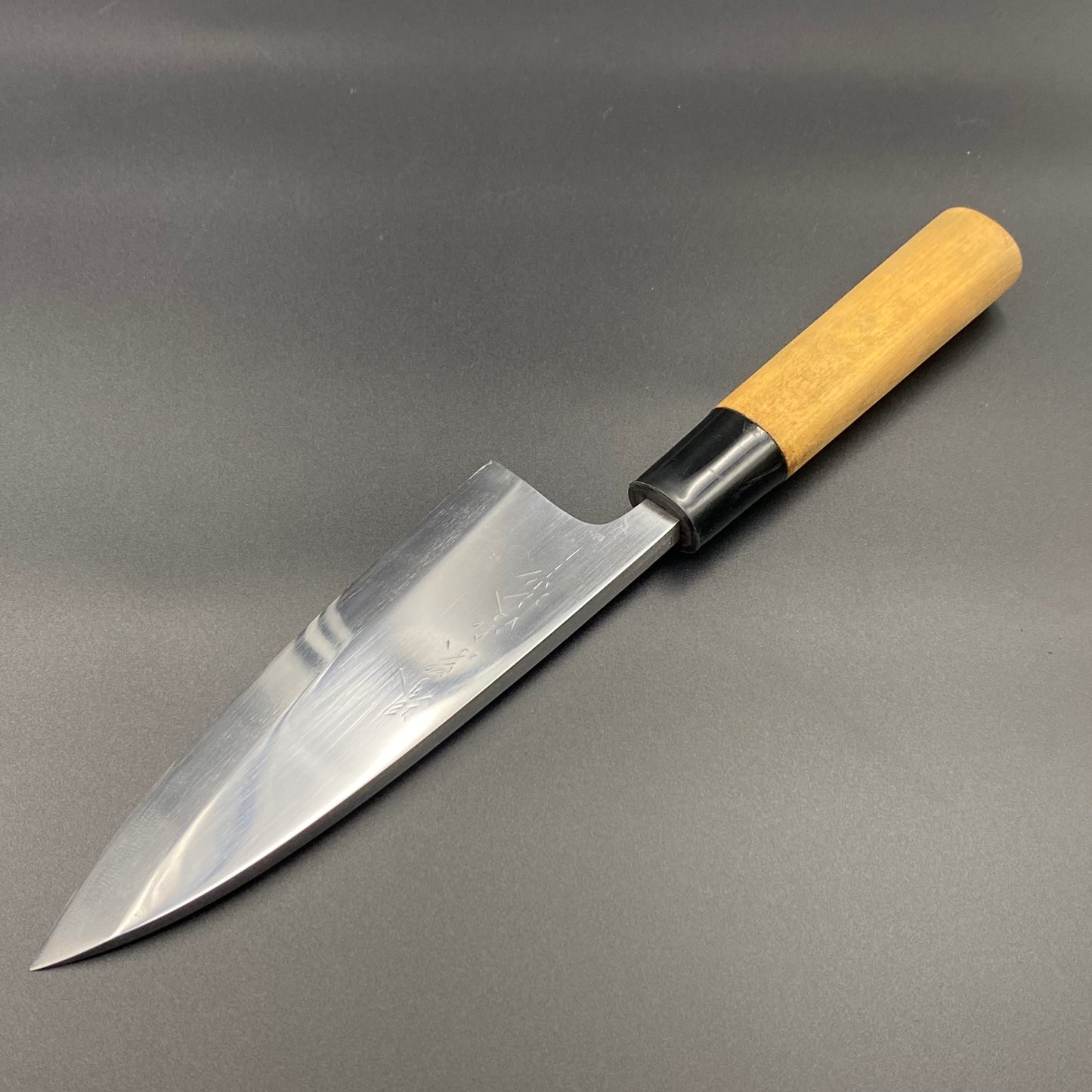 Restored Sakai Japanese Deba fish deboning knife. 150mm(carbon steel) With box