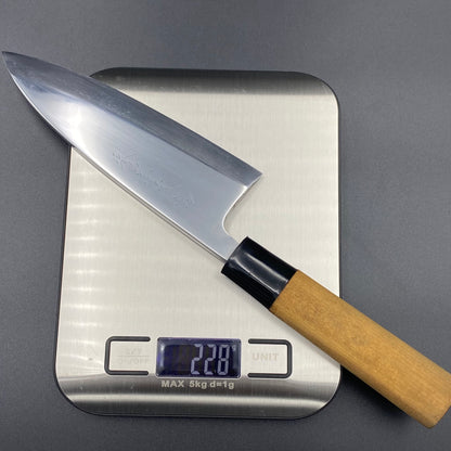 Restored Sakai Japanese Deba fish deboning knife. 150mm(carbon steel) With box