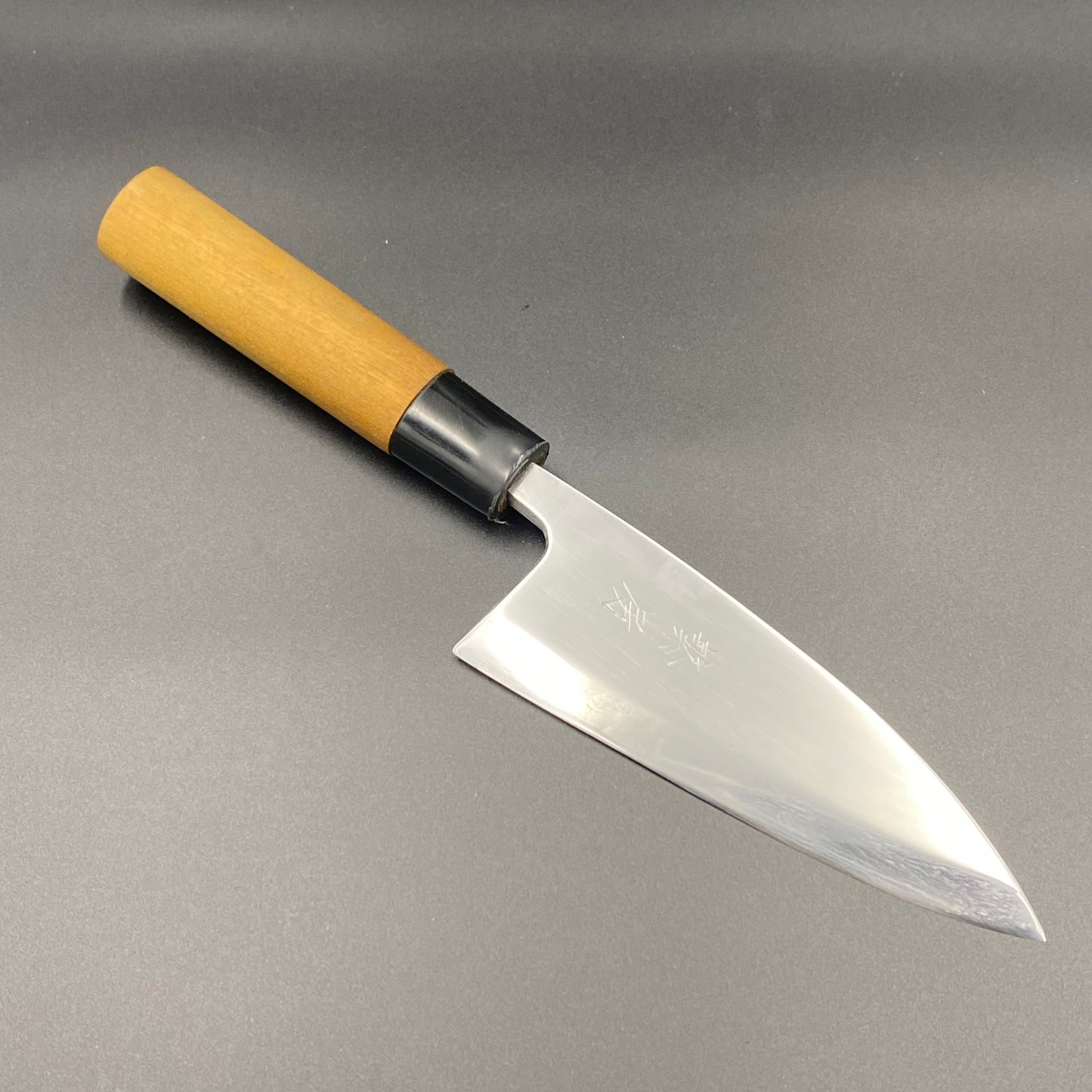 Restored Japanese Deba fish deboning knife. 140mm(carbon steel) With box