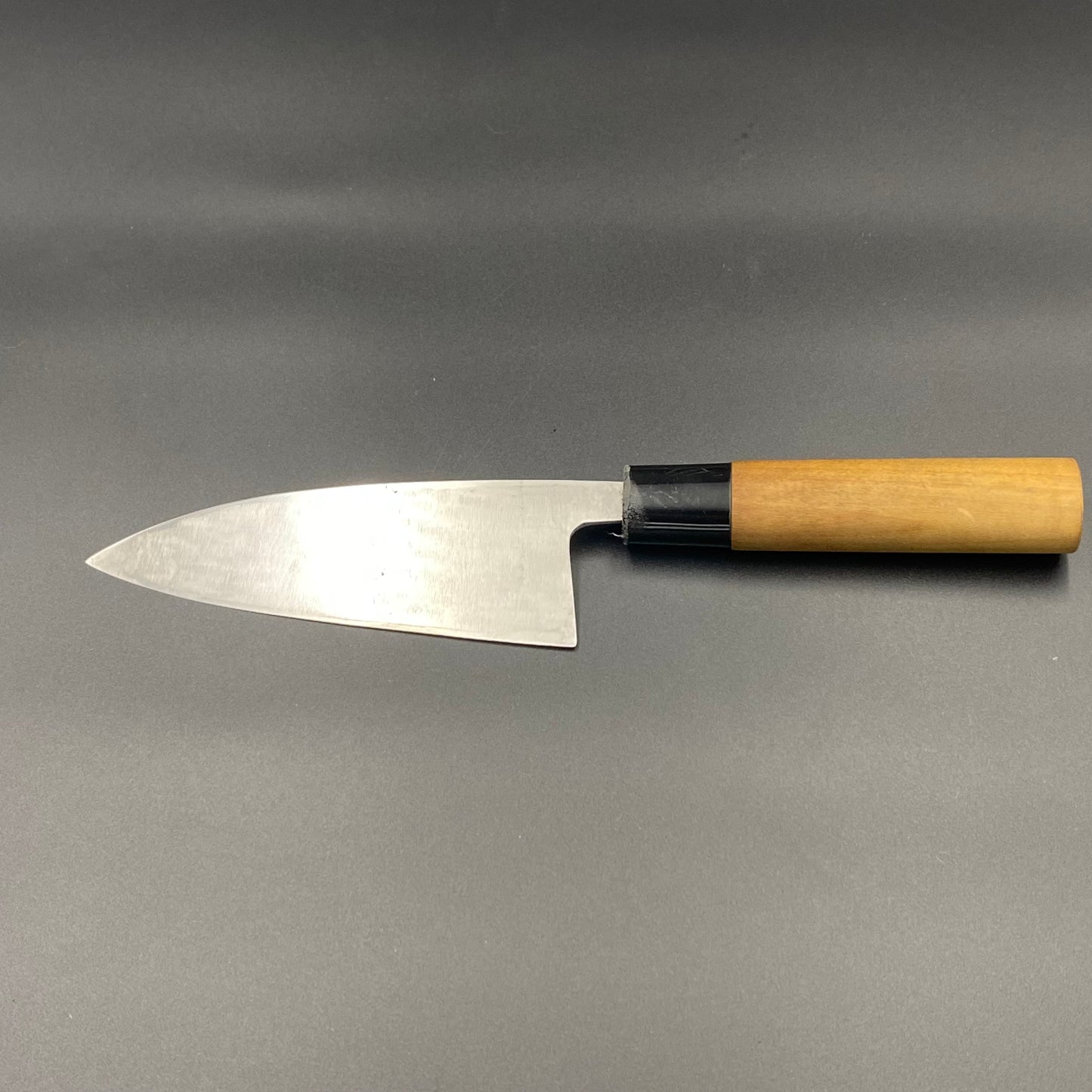 Restored Japanese Deba fish deboning knife. 140mm(carbon steel) With box