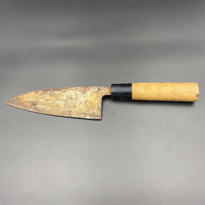 Premium Vintage Japanese Deba Knife 150mm - Carbon Steel