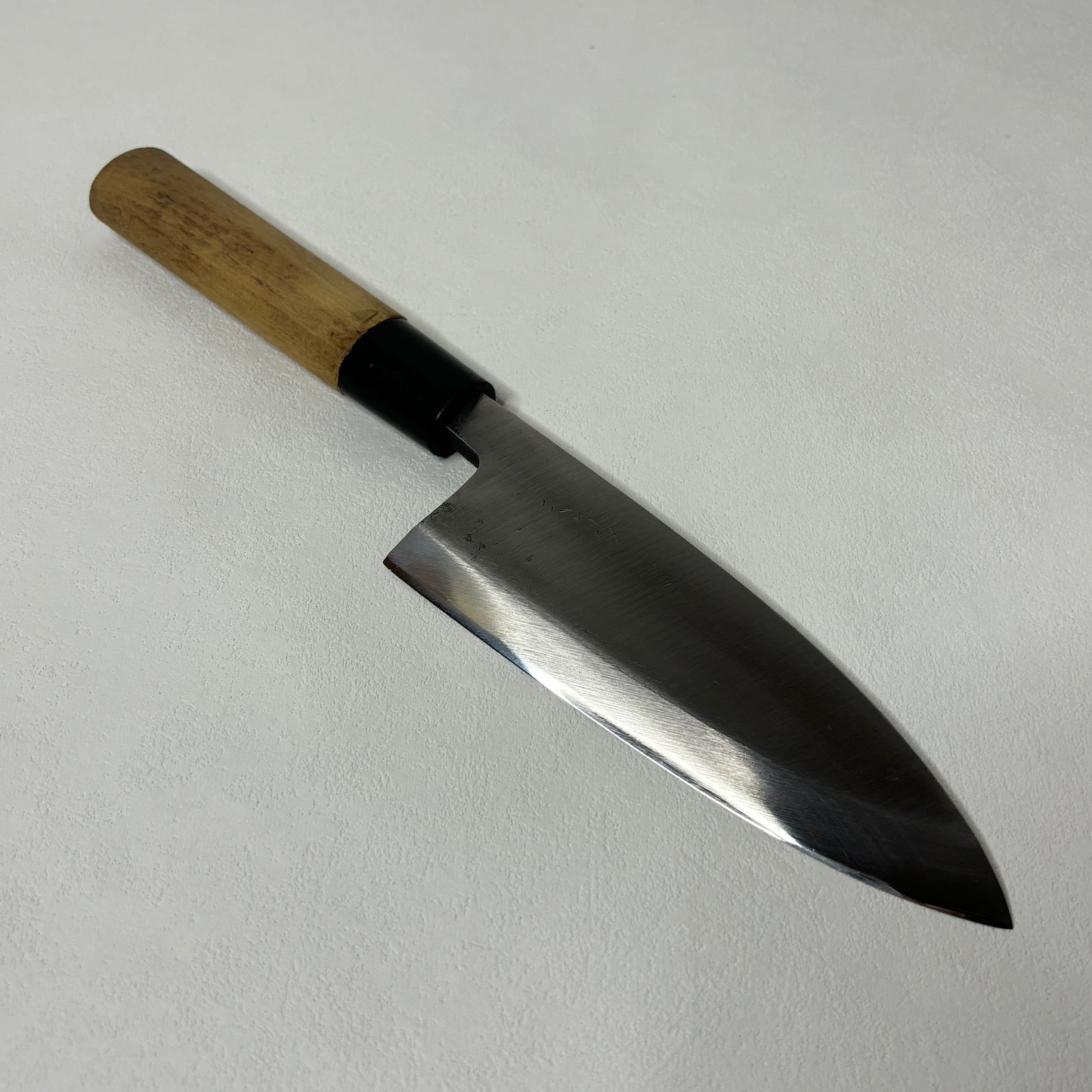 ### Vintage### Restored Japanese  Deba fish deboning knife. 145mm(carbon steel) With gift box