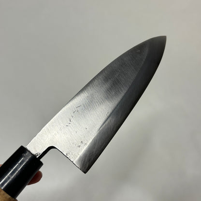 ### Vintage### Restored Japanese  Deba fish deboning knife. 145mm(carbon steel) With gift box