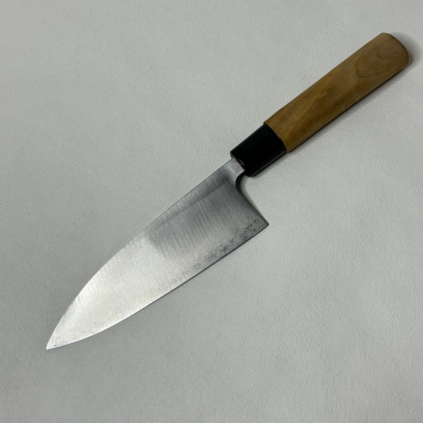 Restored Japanese  Deba fish deboning knife. 150mm(carbon steel) with gift box