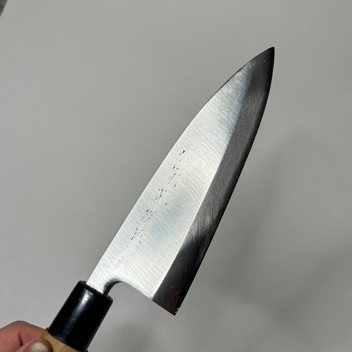 Restored Japanese  Deba fish deboning knife. 150mm(carbon steel) with gift box