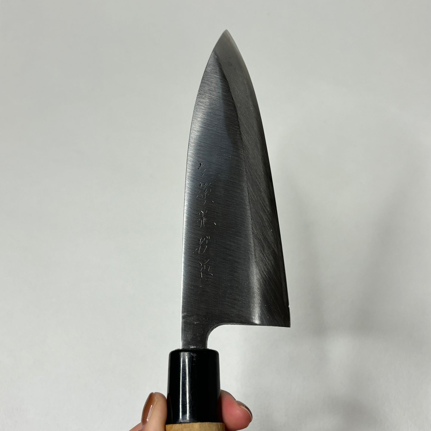 Restored Japanese  Deba fish deboning knife. 150mm(carbon steel) with gift box