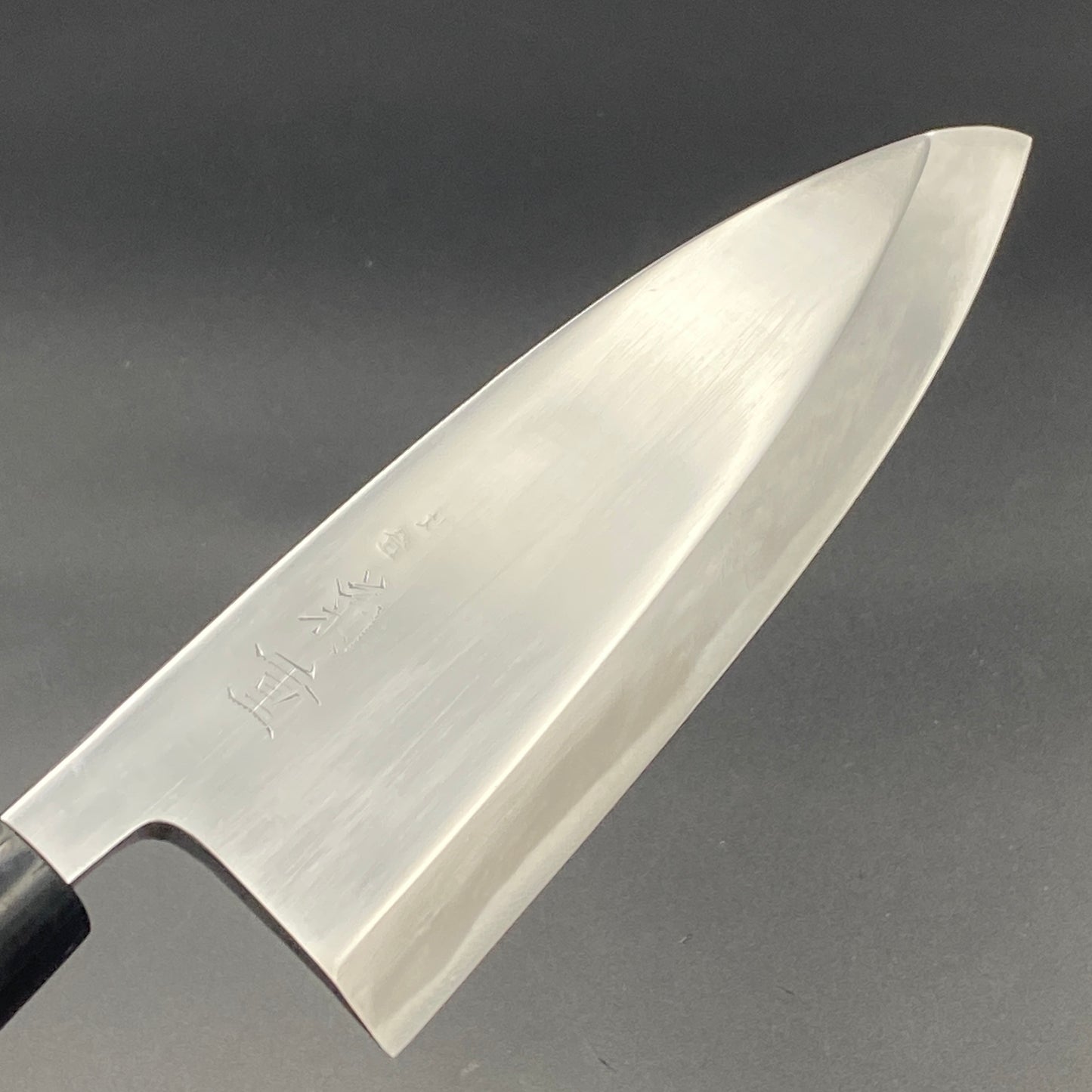 Restored Japanese Sakai Kikushige Deba fish deboning knife. 165mm(carbon steel) With box