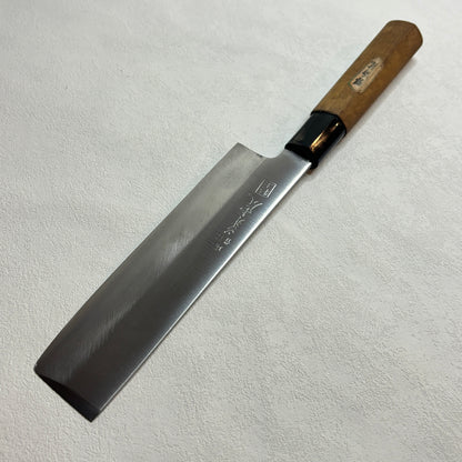 ## Vintage## Restored Japanese Sakai Kikutora Usuba knife.155mm ( carbon steel)