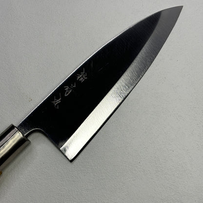 Restored Japanese Sakai Deba fish deboning knife. 150mm(carbon steel) With  box