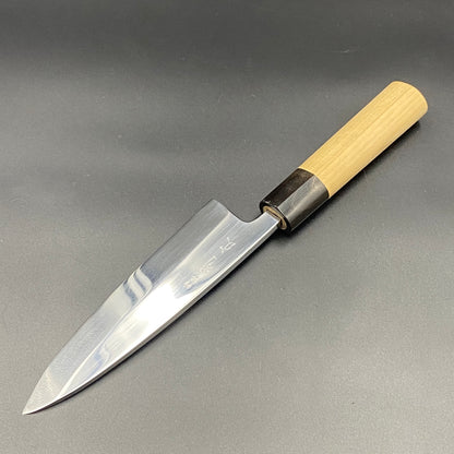 Restored Japanese Aritsugu Deba fish deboning knife. 165mm(carbon steel) With original box