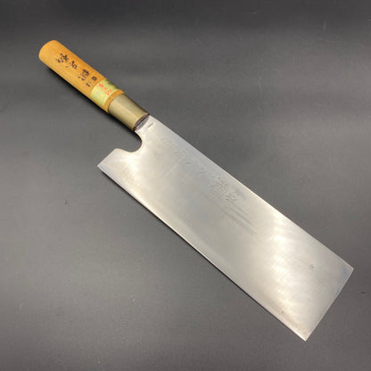 Restored Japanese Sakai Suehiro chefs Kashikiri knife 240mm No Box