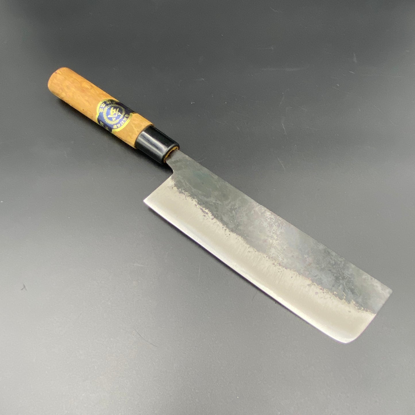 Japanese Tosa Nakiri vegetable knife 170mm (Carbon steel)  With box