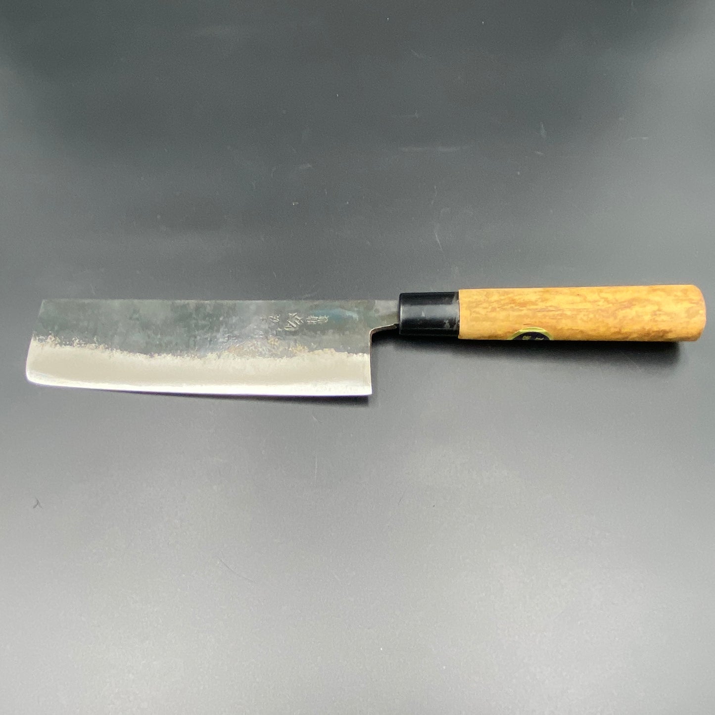 Japanese Tosa Nakiri vegetable knife 170mm (Carbon steel)  With box