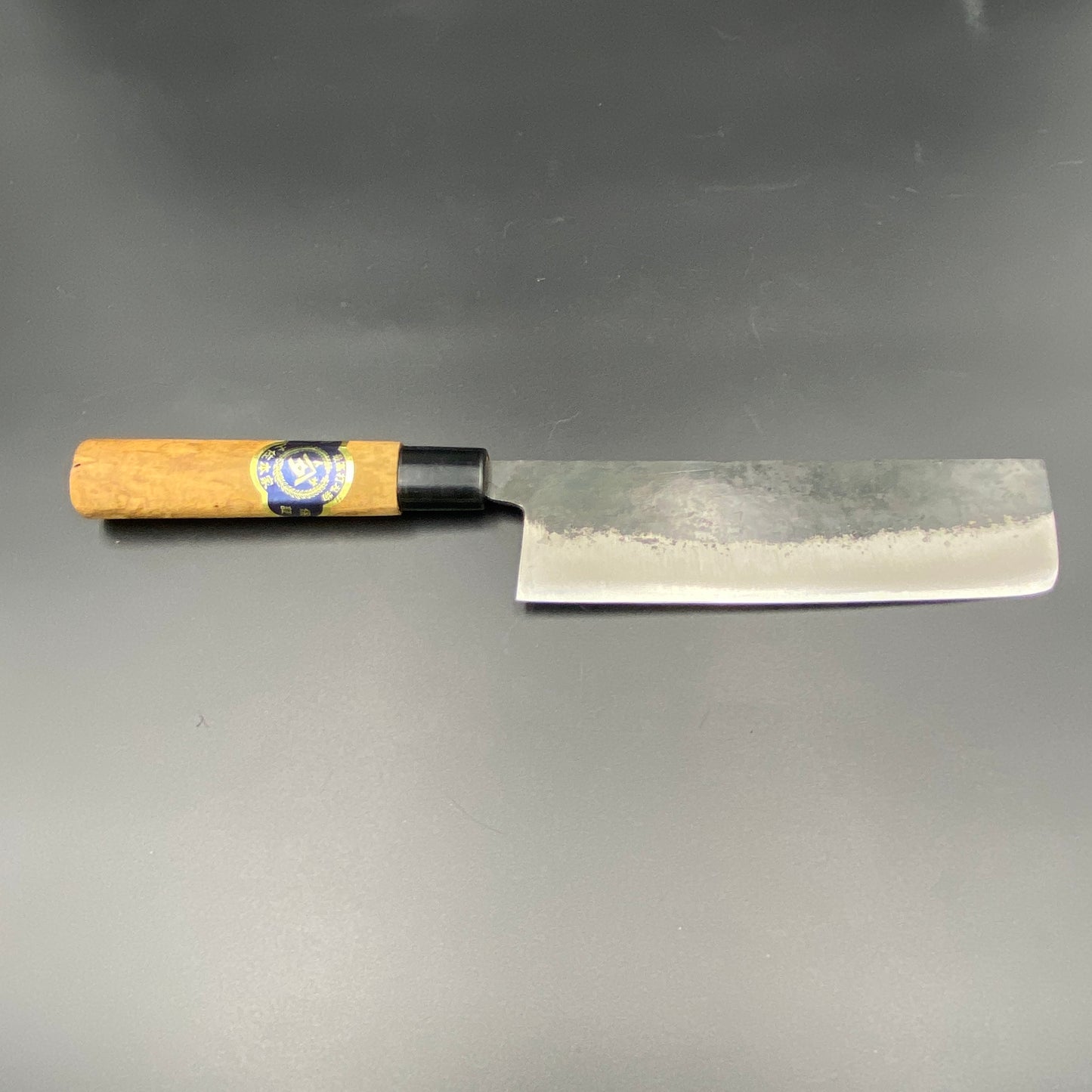 Japanese Tosa Nakiri vegetable knife 170mm (Carbon steel)  With box