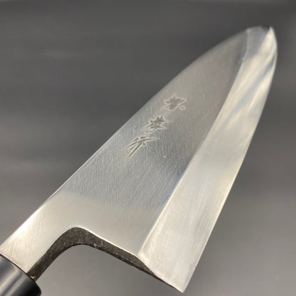 New Old Stock Japanese Sakai Takayuki  Deba fish deboning knife. 180mm(carbon steel) With box