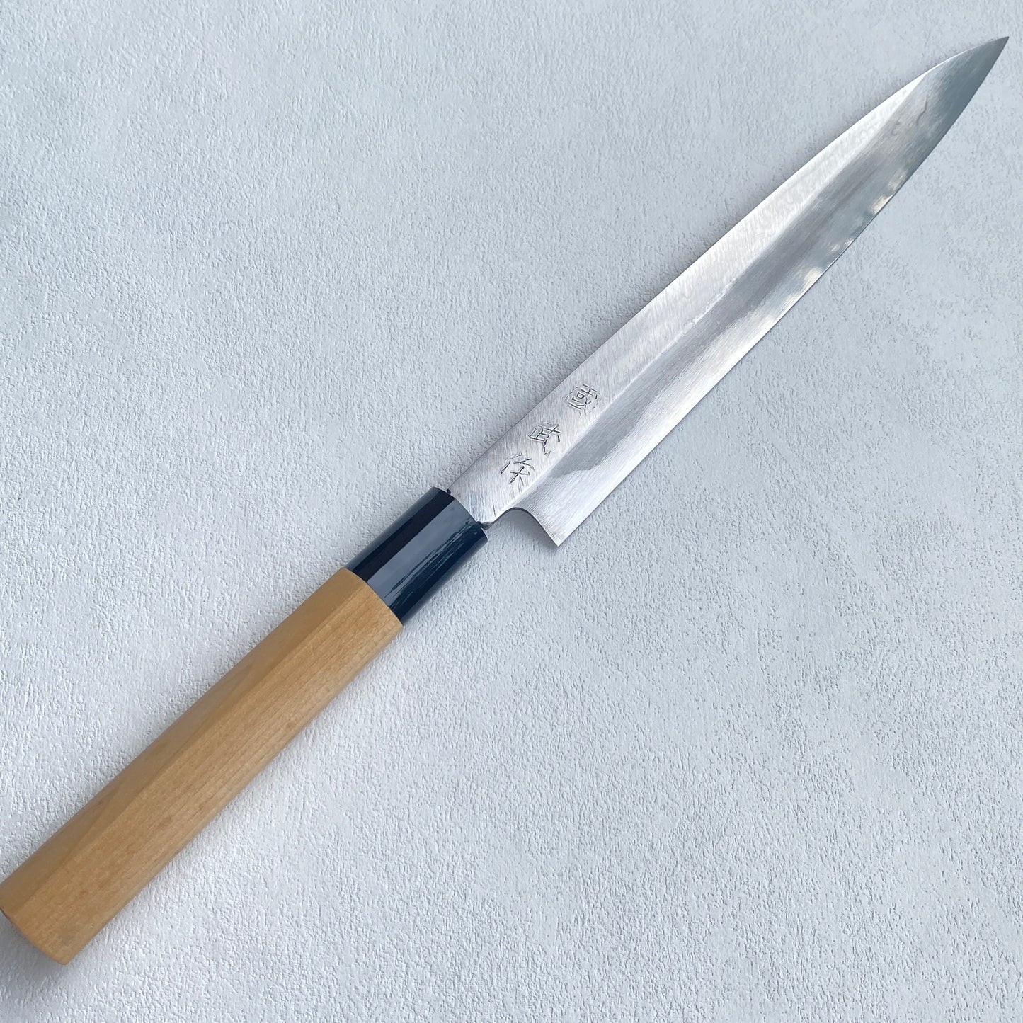 Restored Sakai Japanese Yanagiba/Sashimi knife.205mm (carbon steel) with box