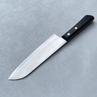 Restored Japanese Santoku all purpose knife.165mm ( D P Stainless Steel ) with box