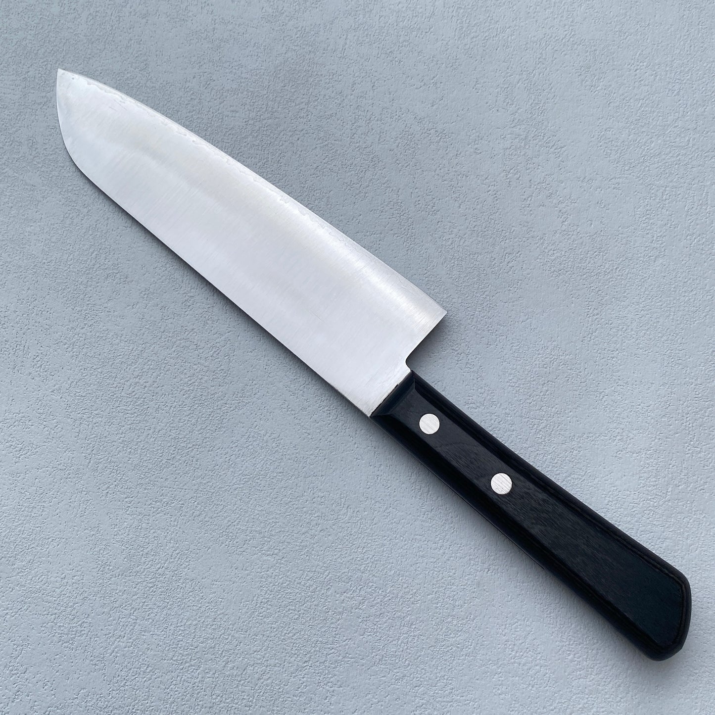 Restored Japanese Santoku all purpose knife.165mm ( D P Stainless Steel ) with box